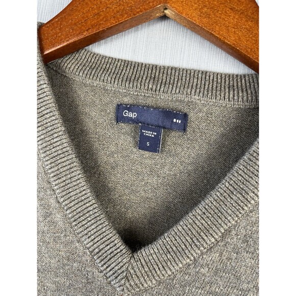 Dark Academia Argyle Sweater Vest Cotton Preppy Gap S - Picture 4 of 8